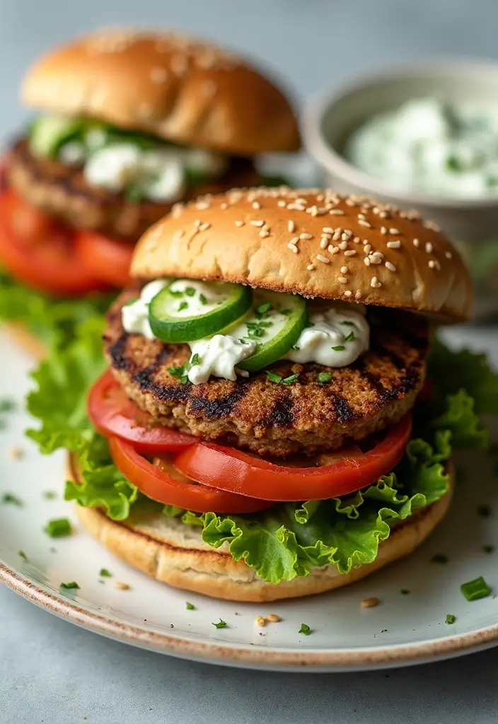 27 Mediterranean Meat Recipes Full of Fresh Flavors - 11. Cumin-Spiced Grilled Turkey Burgers