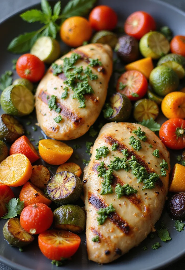 27 Mediterranean Meat Recipes Full of Fresh Flavors - 20. Pesto Grilled Chicken Thighs