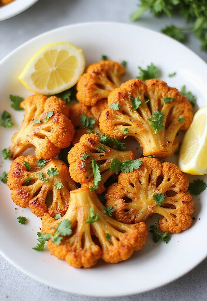 27 Mediterranean Meat Recipes Full of Fresh Flavors - 22. Harissa Roasted Cauliflower Steaks