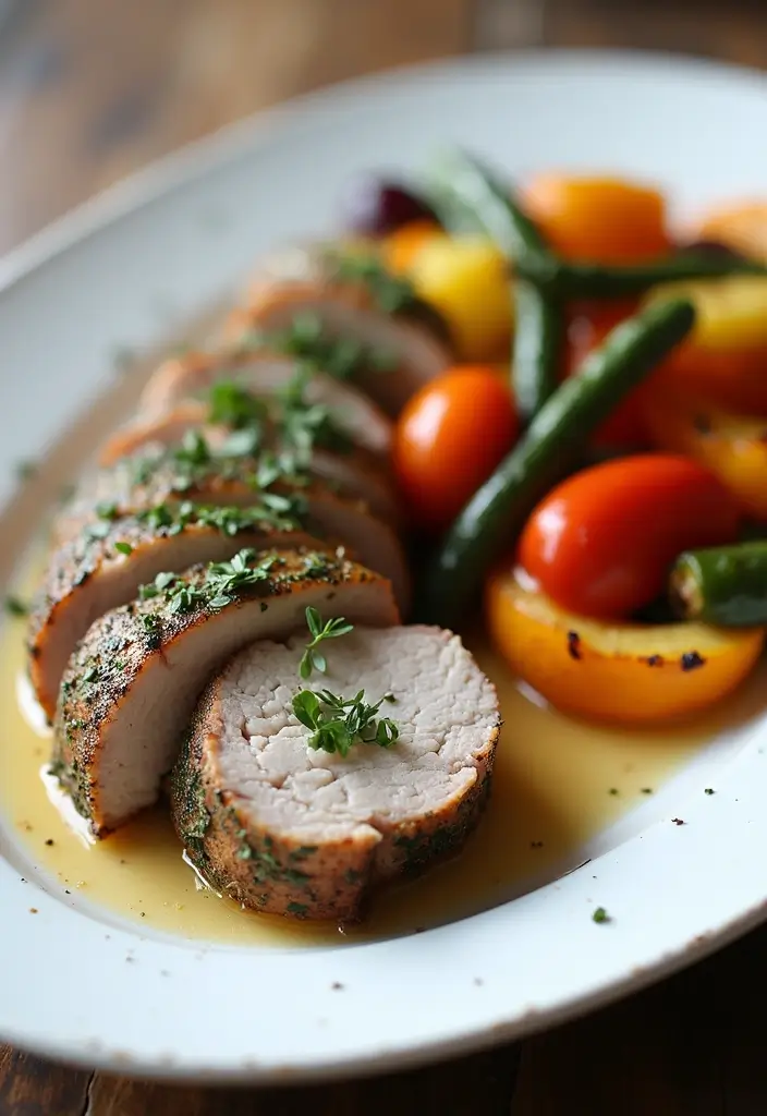 27 Mediterranean Meat Recipes Full of Fresh Flavors - 5. Herb-Crusted Pork Tenderloin
