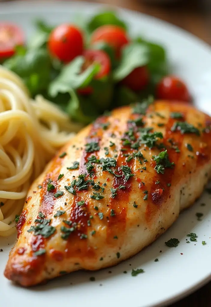 27 Mediterranean Meat Recipes Full of Fresh Flavors - 8. Italian Herb and Garlic Grilled Chicken