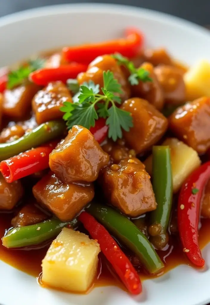 27 Pork Stir-Fry Recipes Ready in 30 Minutes - 1. Sweet and Sour Pork Stir-Fry