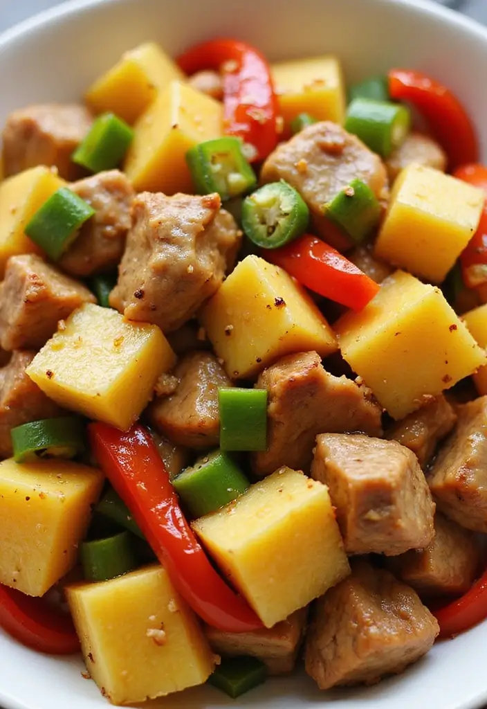27 Pork Stir-Fry Recipes Ready in 30 Minutes - 23. Pork and Pineapple Stir-Fry