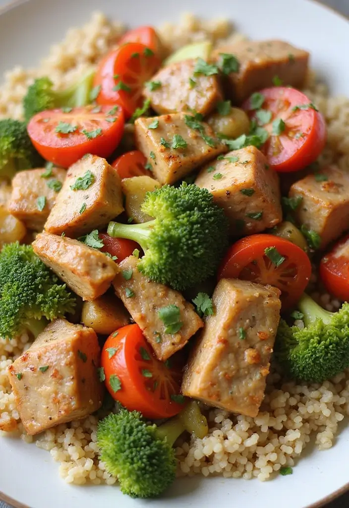 27 Pork Stir-Fry Recipes Ready in 30 Minutes - 27. Mediterranean Pork Stir-Fry