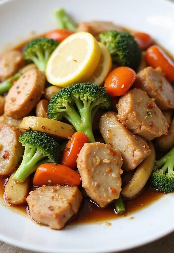 27 Pork Stir-Fry Recipes Ready in 30 Minutes - 5. Lemon Soy Pork Stir-Fry