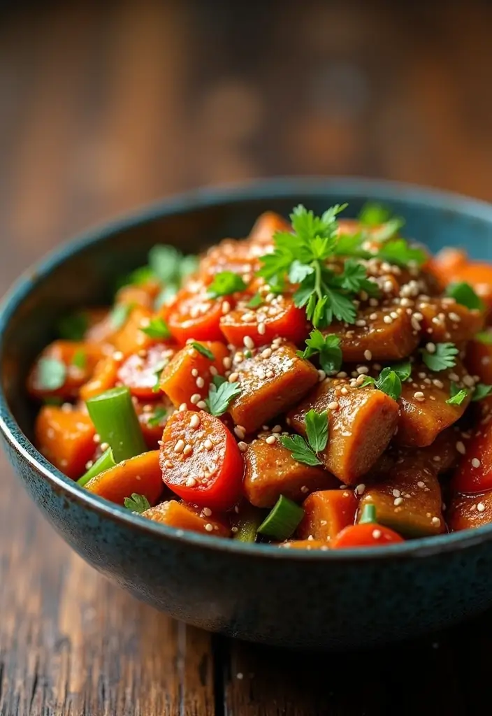 27 Pork Stir-Fry Recipes Ready in 30 Minutes - 8. Sesame Pork Stir-Fry