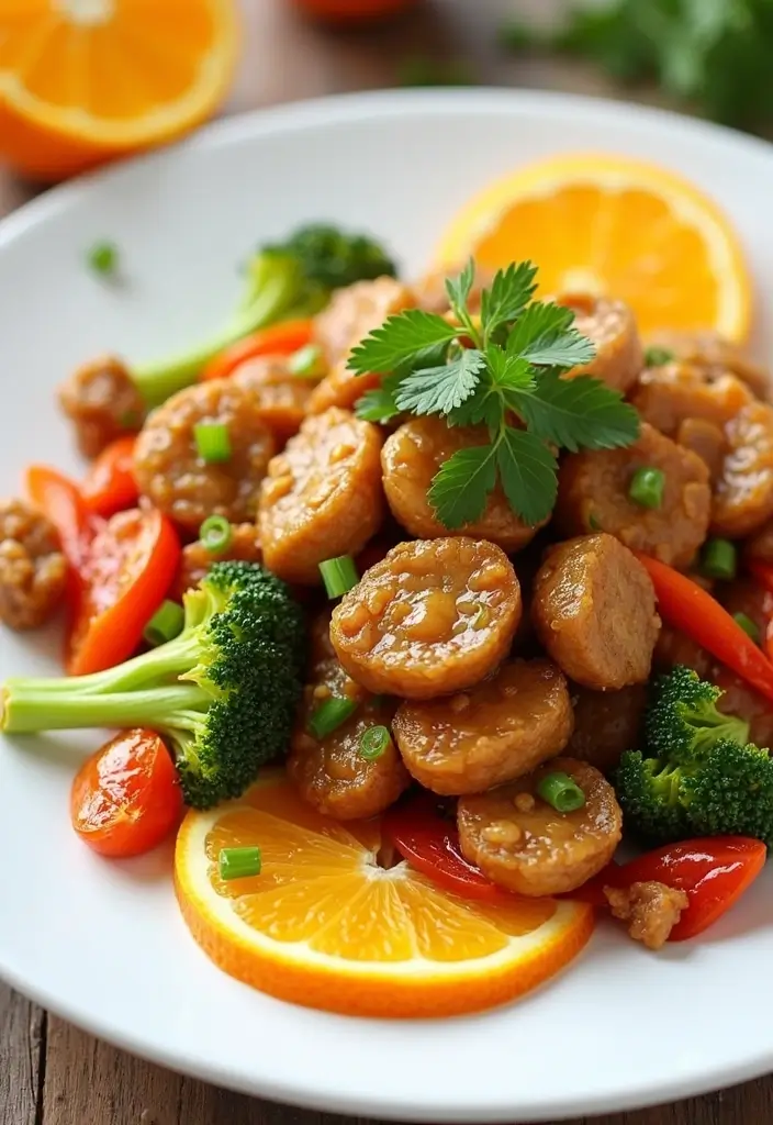 27 Pork Stir-Fry Recipes Ready in 30 Minutes - 9. Orange Ginger Pork Stir-Fry
