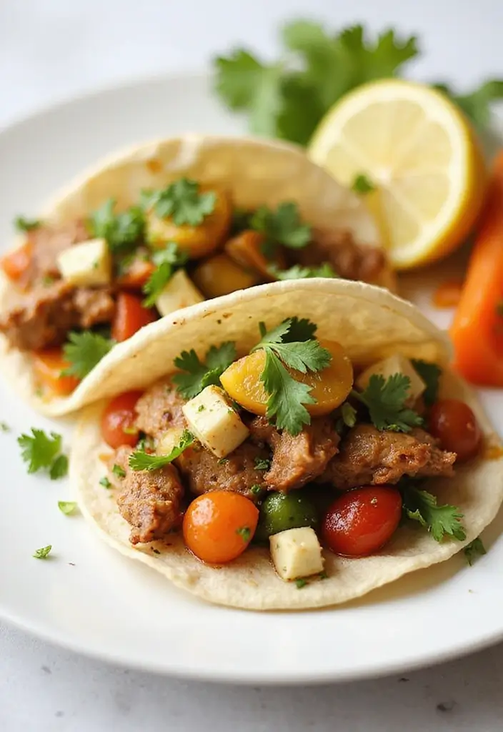 27 Pork Taco Recipes with Big Bold Flavor - 24. Lemon Herb Pork Tacos