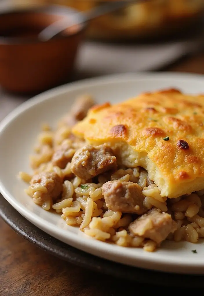 27 Pork and Rice Recipes for Simple Weeknight Meals - 11. Oven-Baked Pork and Rice Casserole