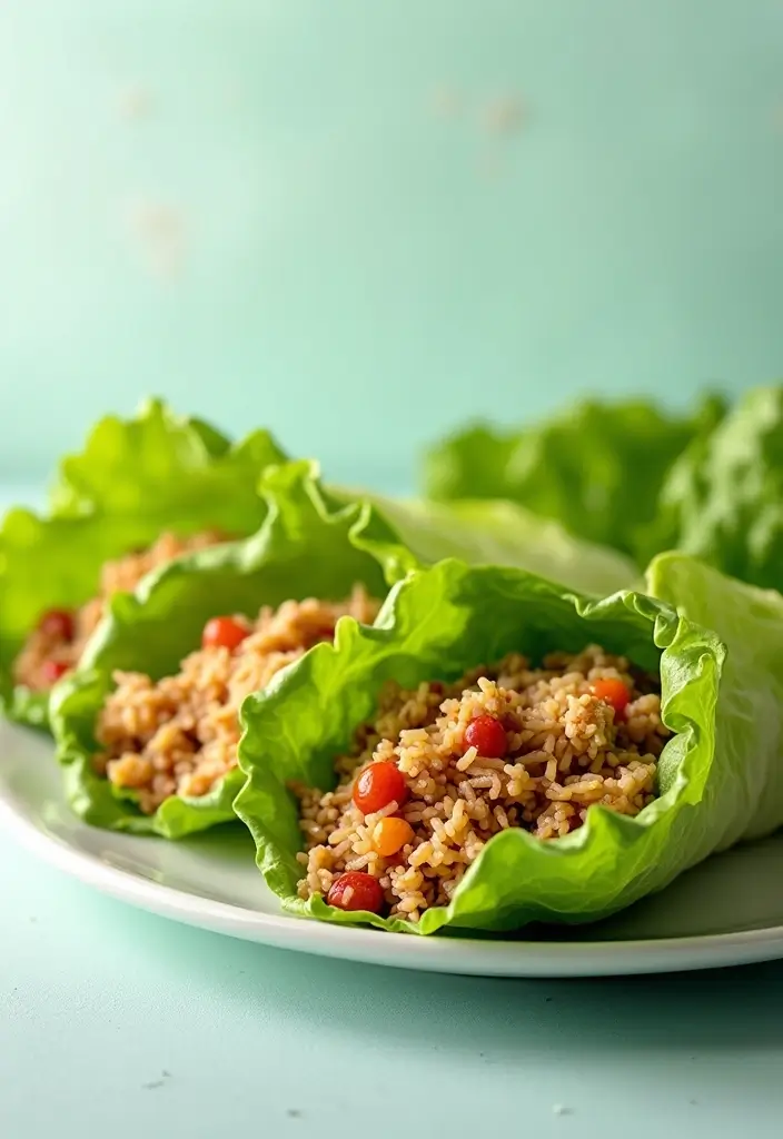 27 Pork and Rice Recipes for Simple Weeknight Meals - 20. Pork and Rice Lettuce Wraps