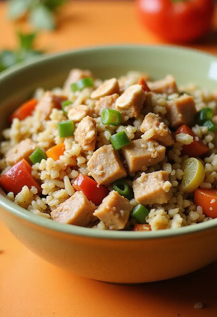 27 Pork and Rice Recipes for Simple Weeknight Meals - 21. Pork and Rice Salad