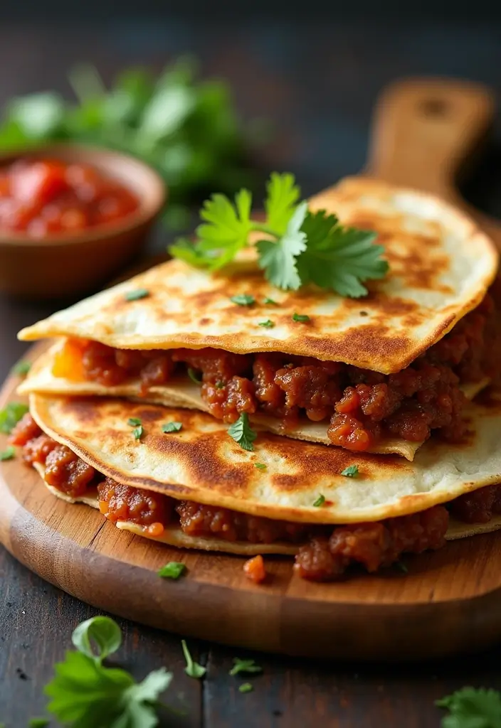 27 Spicy Beef Recipes That Bring the Heat - 12. Spicy Beef Quesadillas