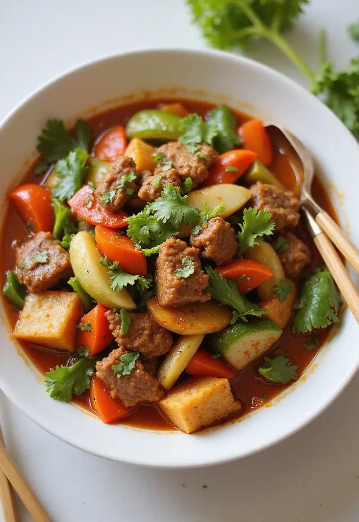 27 Spicy Beef Recipes That Bring the Heat - 13. Spicy Beef and Vegetable Stir-Fry