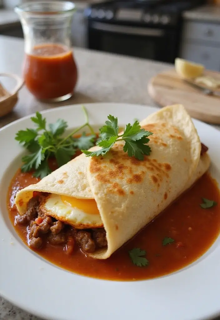 27 Spicy Beef Recipes That Bring the Heat - 21. Spicy Beef and Egg Breakfast Burritos