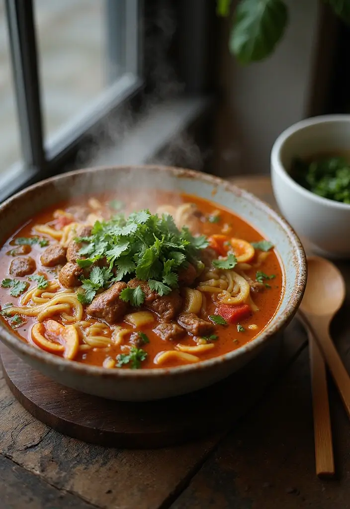 27 Spicy Beef Recipes That Bring the Heat - 9. Spicy Beef Noodle Soup