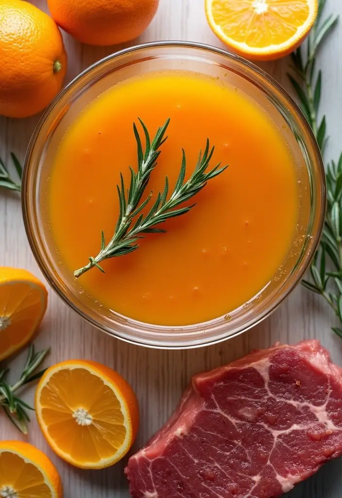 27 Steak Marinade Recipes That Transform Every Bite - 17. Orange Rosemary Marinade