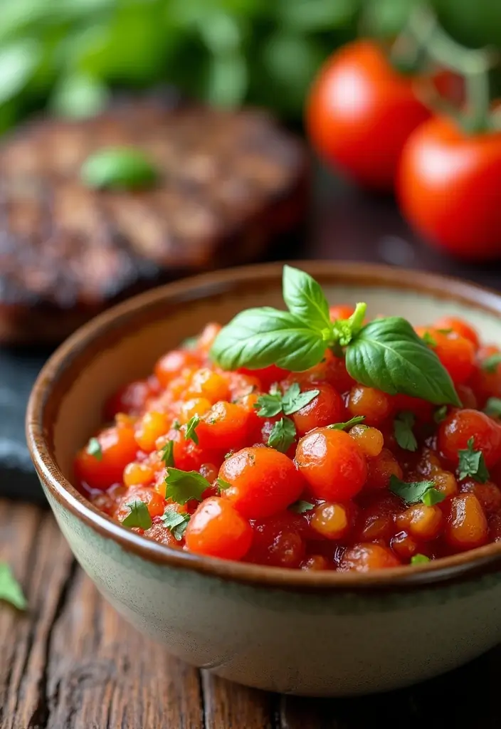27 Steak Sauce Recipes That Elevate Every Cut - 12. Tomato Basil Relish