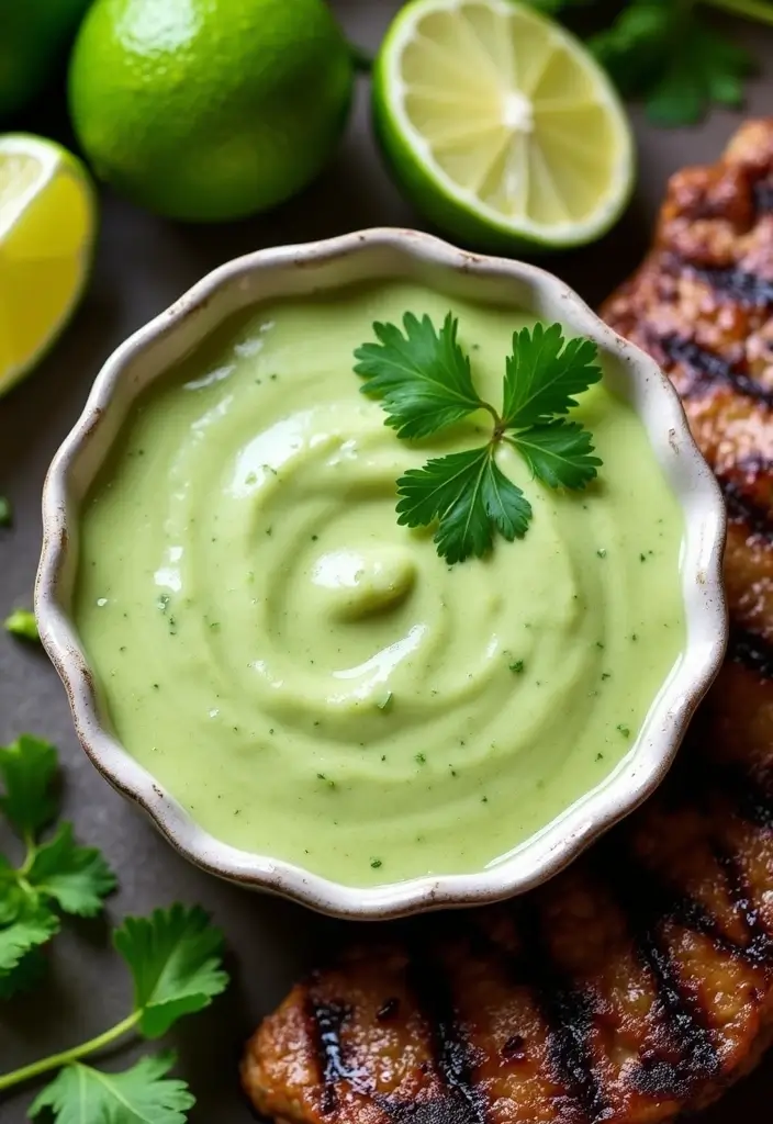 27 Steak Sauce Recipes That Elevate Every Cut - 14. Cilantro Lime Sauce