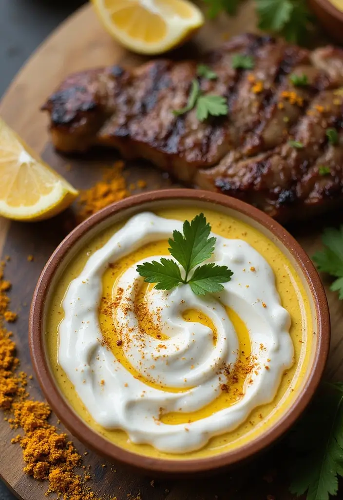 27 Steak Sauce Recipes That Elevate Every Cut - 17. Curry Yogurt Sauce