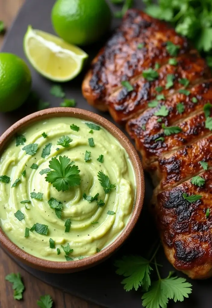 27 Steak Sauce Recipes That Elevate Every Cut - 19. Cilantro Avocado Sauce