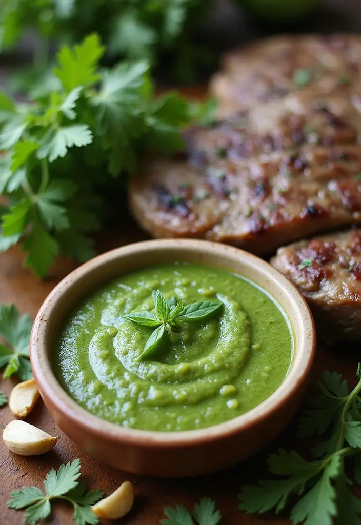 27 Steak Sauce Recipes That Elevate Every Cut - 9. Herbaceous Green Sauce