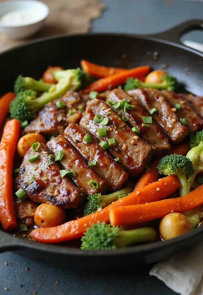 27 Steak Skillet Recipes for Quick Gourmet Dinners - 4. Teriyaki Steak Stir-Fry