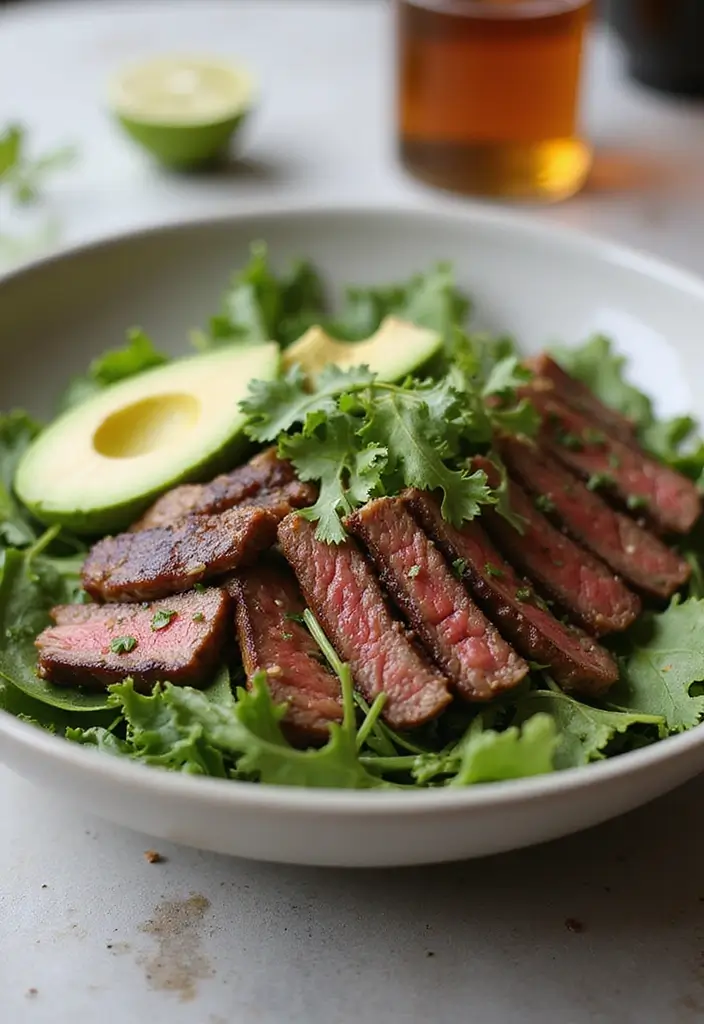 28 Air Fryer Steak Recipes for Easy Gourmet Meals - 6. Air Fryer Steak Salad