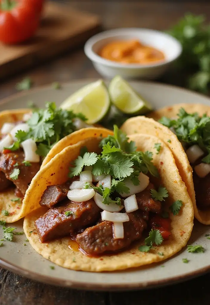 28 Air Fryer Steak Recipes for Easy Gourmet Meals - 7. Spicy Air Fryer Steak Tacos