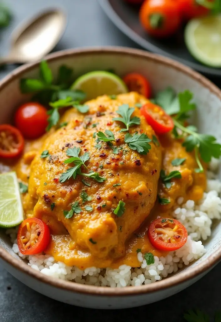 28 Baked Chicken Recipes That Stay Juicy and Flavorful - 14. Coconut Curry Baked Chicken