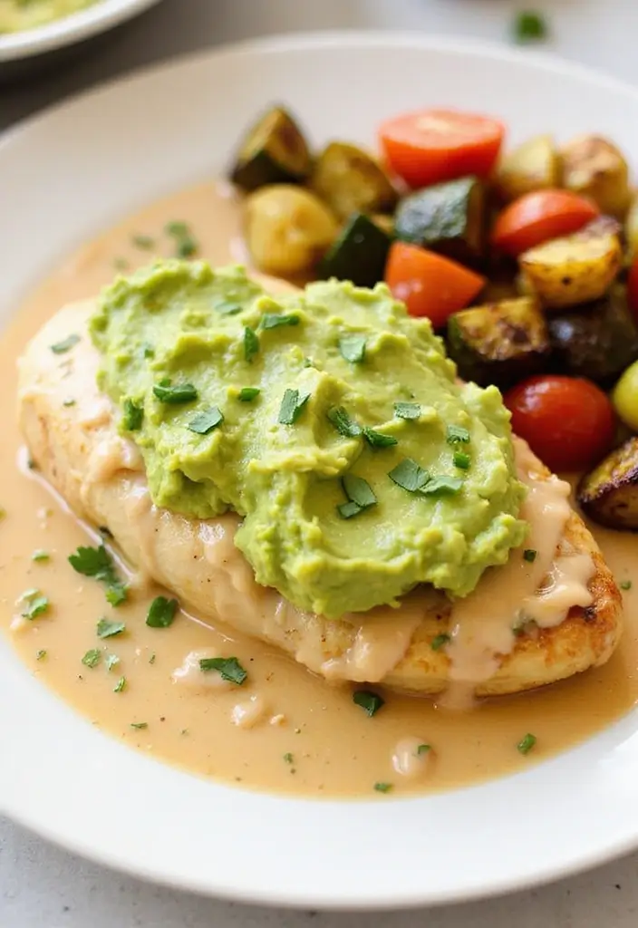 28 Baked Chicken Recipes That Stay Juicy and Flavorful - 22. Avocado Ranch Baked Chicken