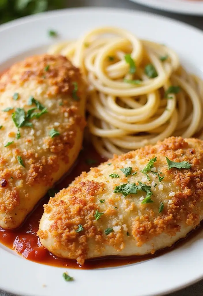 28 Baked Chicken Recipes That Stay Juicy and Flavorful - 24. Parmesan Crusted Baked Chicken
