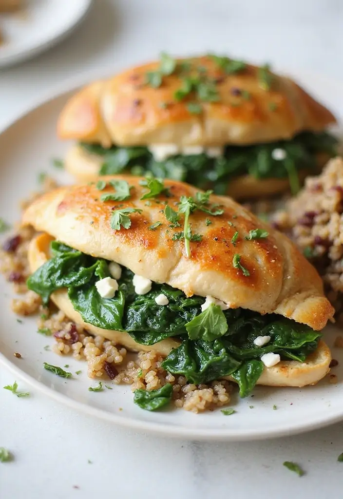 28 Baked Chicken Recipes That Stay Juicy and Flavorful - 5. Spinach and Feta Stuffed Chicken
