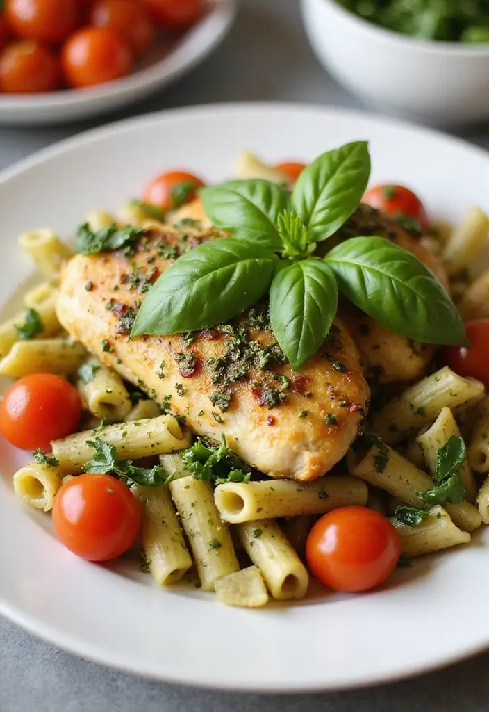 28 Baked Chicken Recipes That Stay Juicy and Flavorful - 9. Pesto Baked Chicken