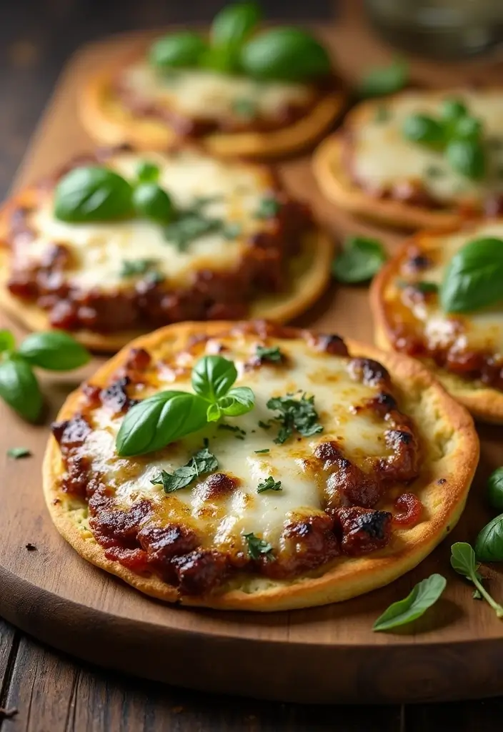 28 Beef Appetizer Recipes That Impress Every Guest - 12. Beef Pesto Flatbreads