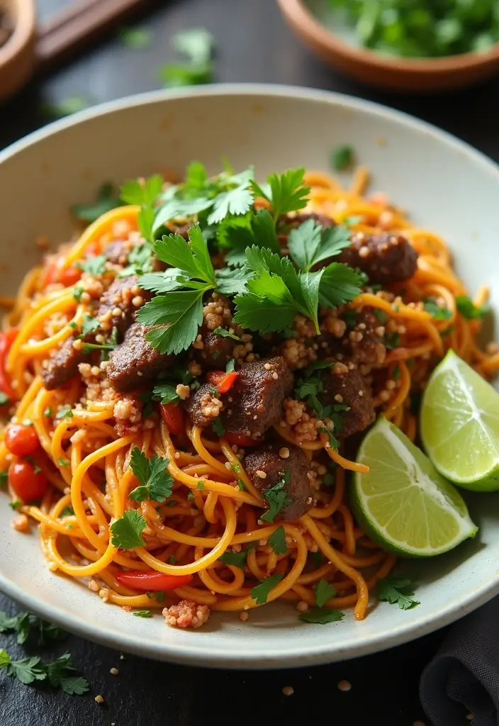 28 Beef Appetizer Recipes That Impress Every Guest - 18. Beef Pad Thai