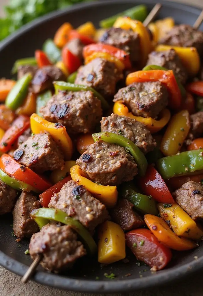 28 Beef Appetizer Recipes That Impress Every Guest - 23. Beef Fajita Skewers
