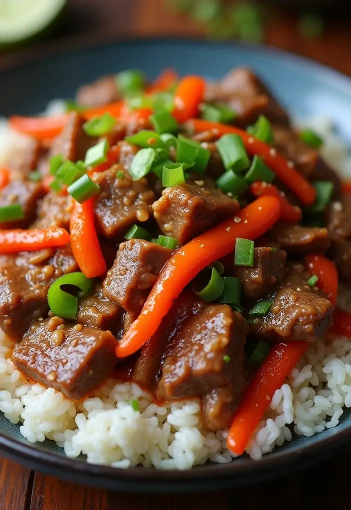 28 Beef Stir-Fry Recipes Packed with Bold Flavors - 10. Korean Beef Stir-Fry with Kimchi