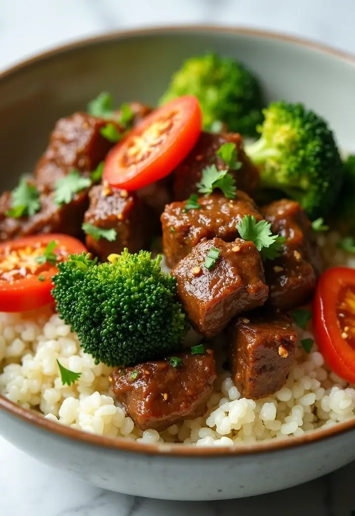 28 Beef Stir-Fry Recipes Packed with Bold Flavors - 14. Beef Stir-Fry with Cauliflower Rice