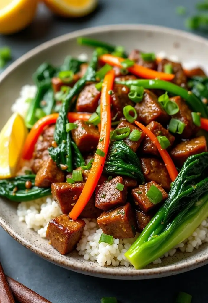 28 Beef Stir-Fry Recipes Packed with Bold Flavors - 6. Lemon Ginger Beef Stir-Fry