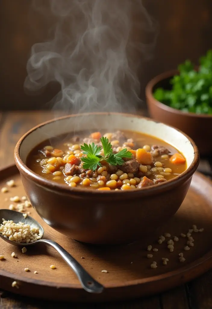 28 Budget-Friendly Meat Recipes That Feed the Family - 16. Slow Cooker Beef and Barley Soup