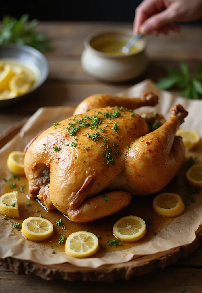 28 Budget-Friendly Meat Recipes That Feed the Family - 23. Lemon Garlic Roast Chicken