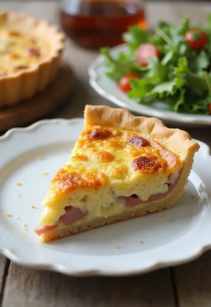 28 Budget-Friendly Meat Recipes That Feed the Family - 25. Crustless Quiche with Ham and Cheese