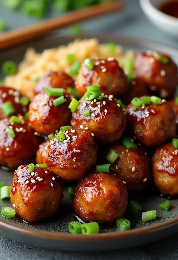 28 Budget-Friendly Meat Recipes That Feed the Family - 28. Teriyaki Meatballs