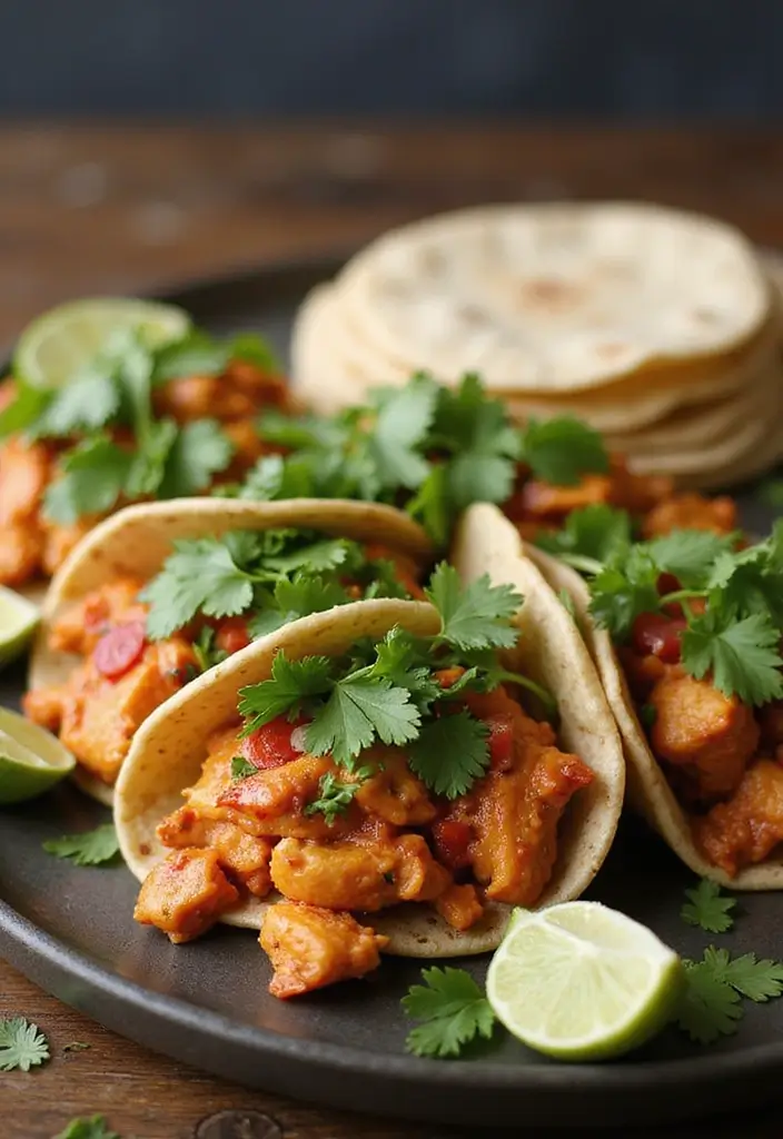 28 Budget-Friendly Meat Recipes That Feed the Family - 7. Chicken Tacos with Salsa Verde