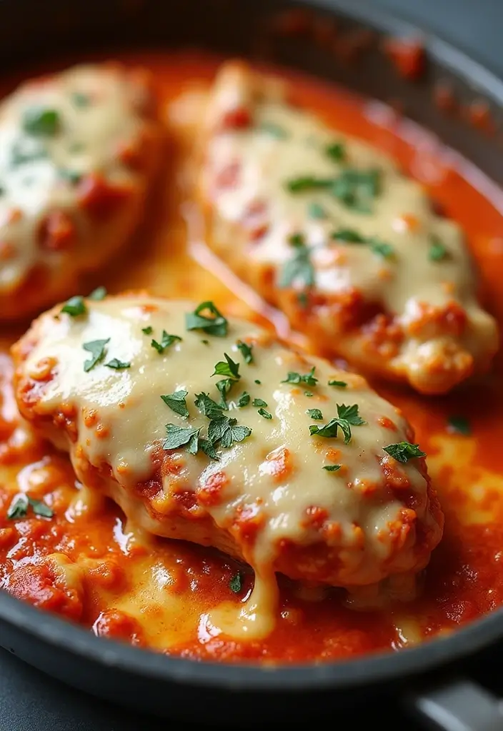 28 Chicken Meal Prep Recipes for the Whole Week - 10. Chicken Parmesan Casserole