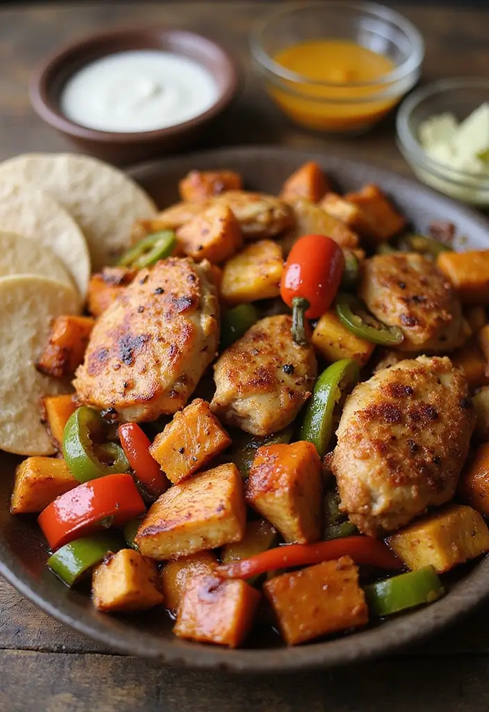 28 Chicken Meal Prep Recipes for the Whole Week - 11. Chicken Fajita Meal Prep