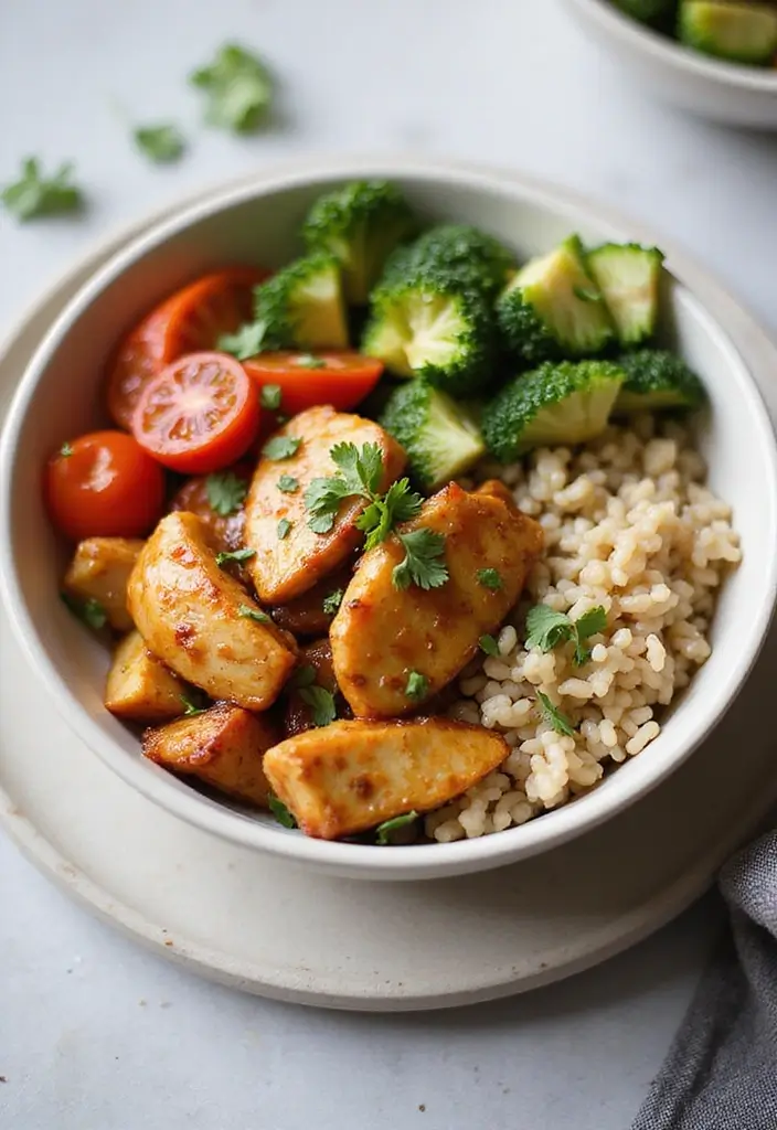 28 Chicken Meal Prep Recipes for the Whole Week - 2. Honey Garlic Chicken Bowls
