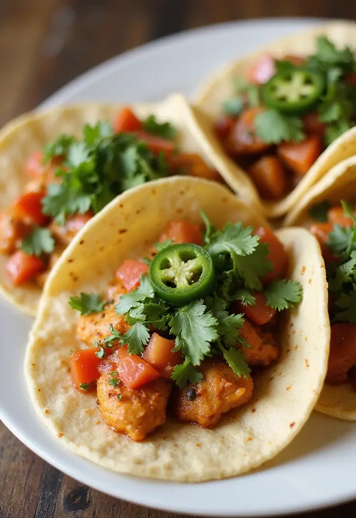 28 Chicken Meal Prep Recipes for the Whole Week - 22. Spicy Chicken Tacos
