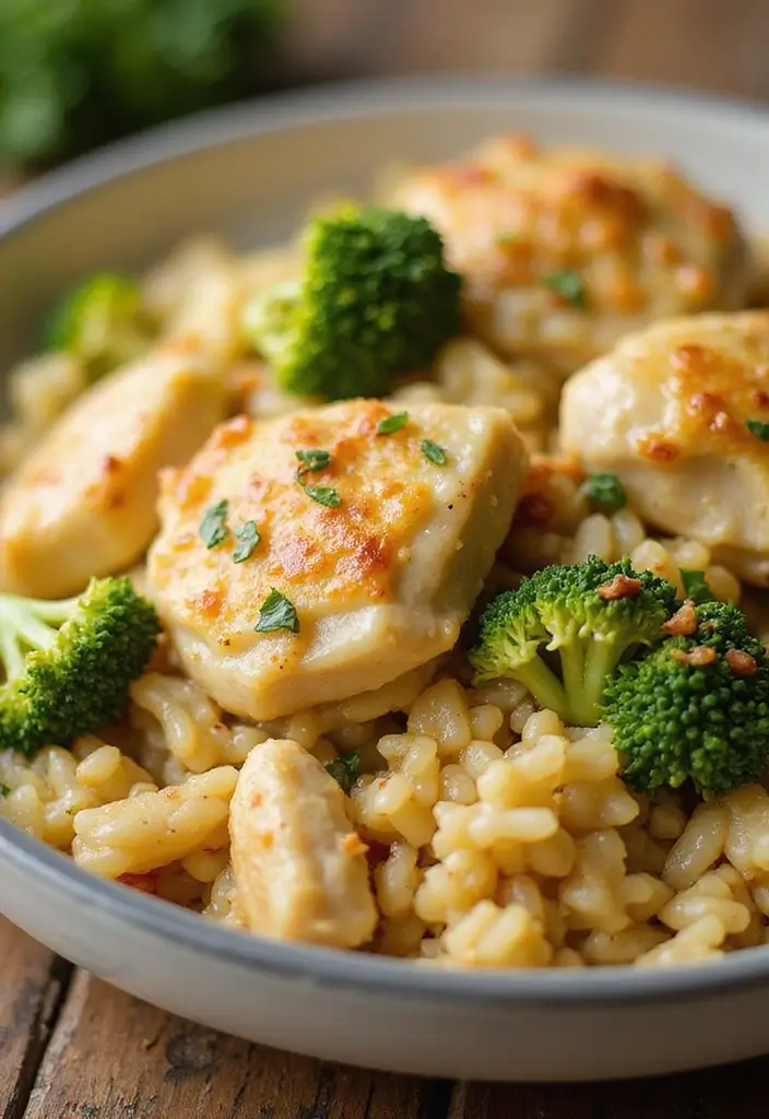 28 Chicken Meal Prep Recipes for the Whole Week - 28. Chicken Rice Casserole with Broccoli