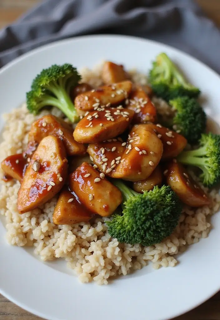 28 Chicken Meal Prep Recipes for the Whole Week - 4. Teriyaki Chicken and Broccoli